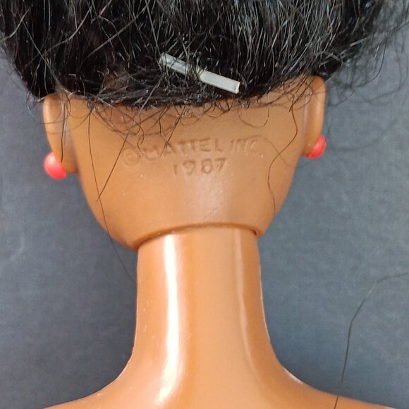 Vintage Mattel Barbie Black African American 1987 Twist And Turn Waist 1966 - Picture 14 of 16